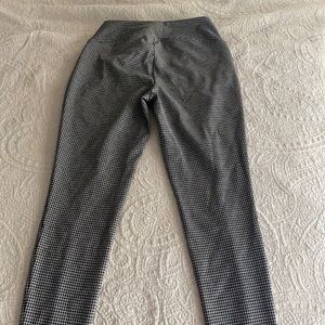 Houndstooth leggings ,, black and white